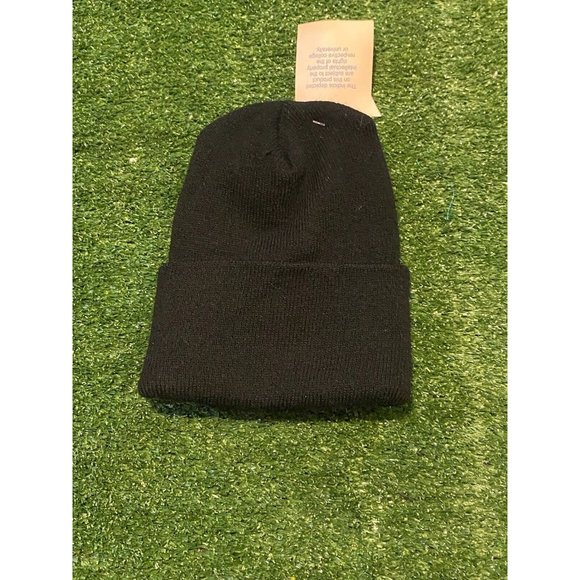 Vintage Purdue Boilermakers cuffed winter stocking hat beanie new black - Picture 2 of 4